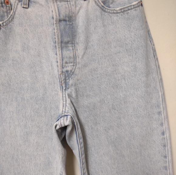 Levi's Vintage Highrise Ribcage Straight Ankle Jeans Size 28W - Picture 6 of 15